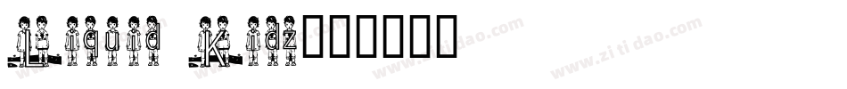 Liquid Kidz字体转换